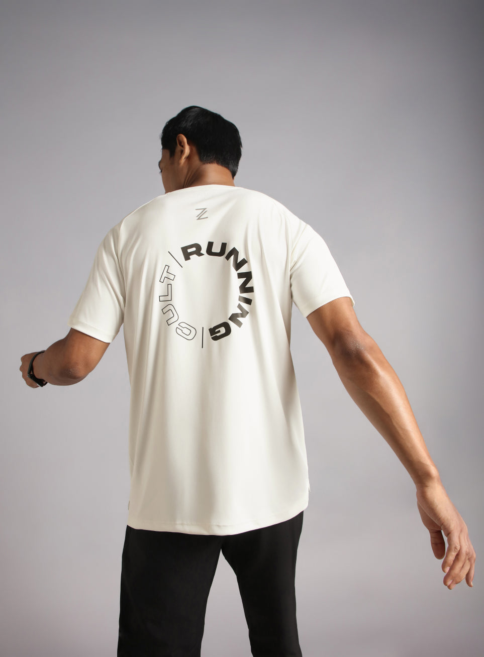 Men's White Running Club Graphic T-shirt