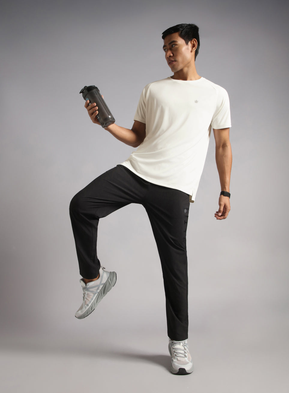 Men's White Running Club Graphic T-shirt