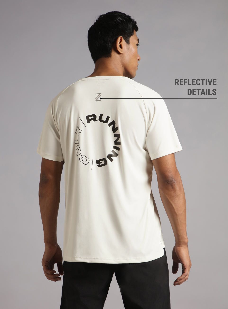 Men's White Running Club Graphic T-shirt