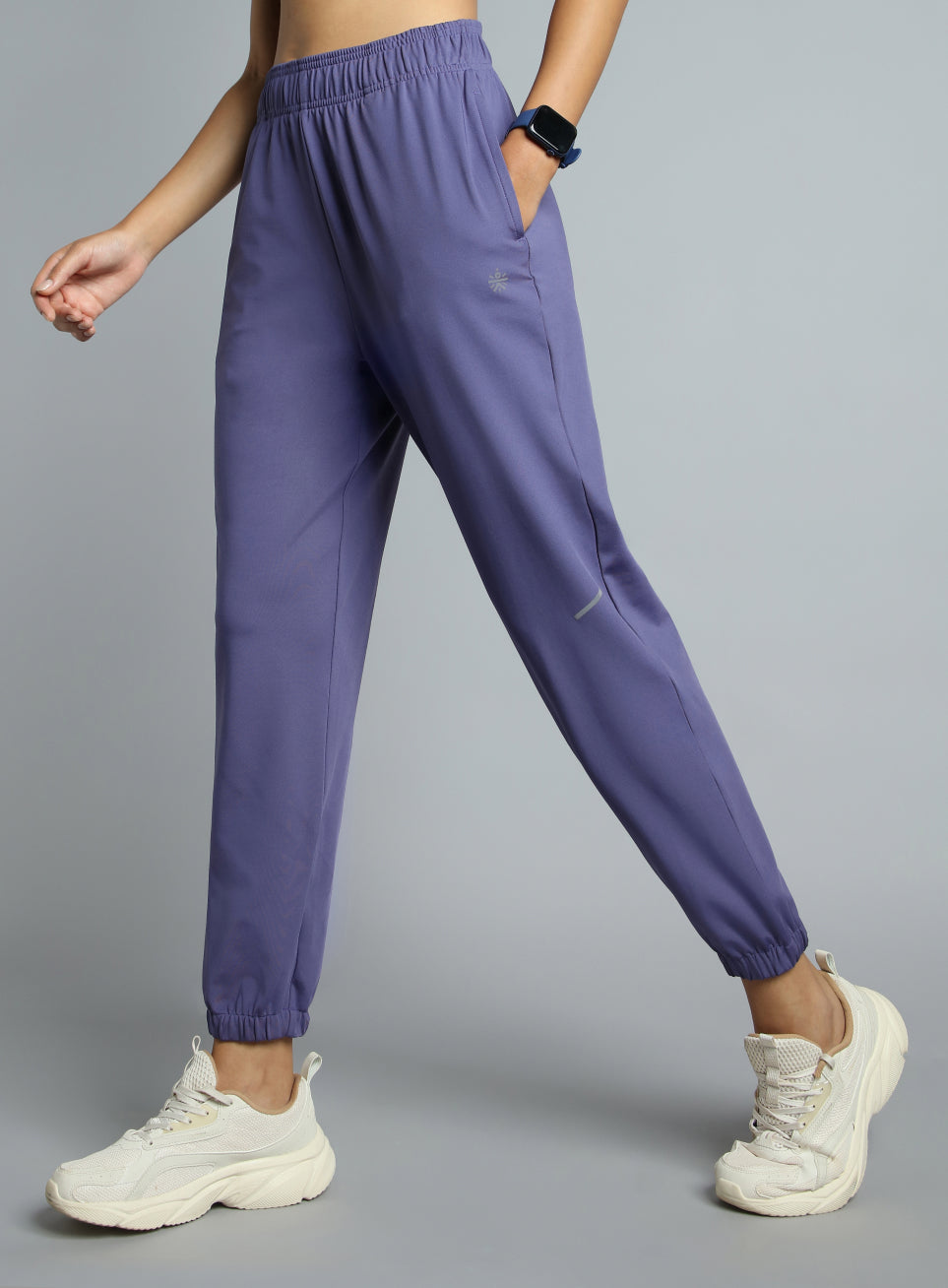 Women's Purple Iconic Running Joggers