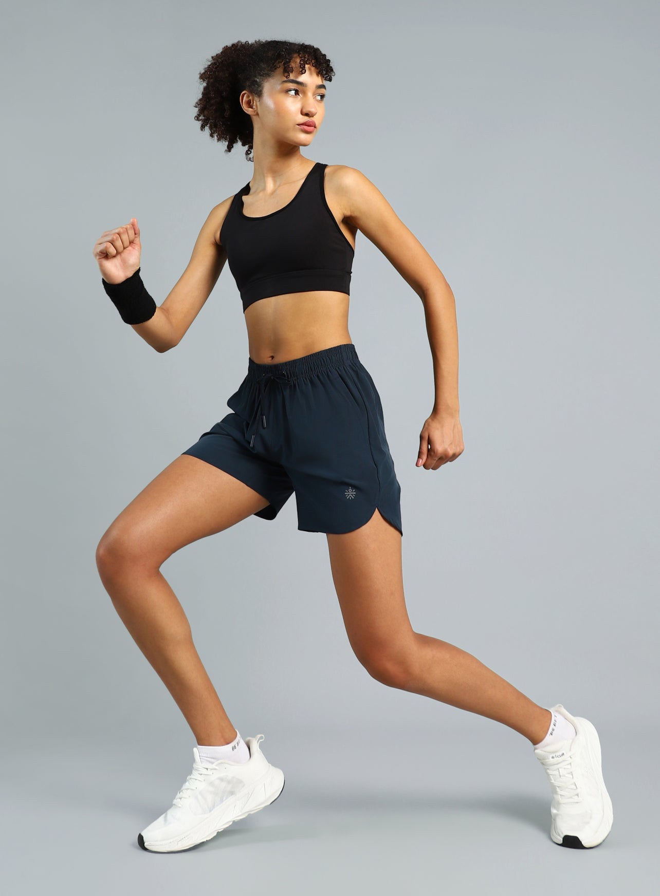 Women's Navy Running Essential Shorts