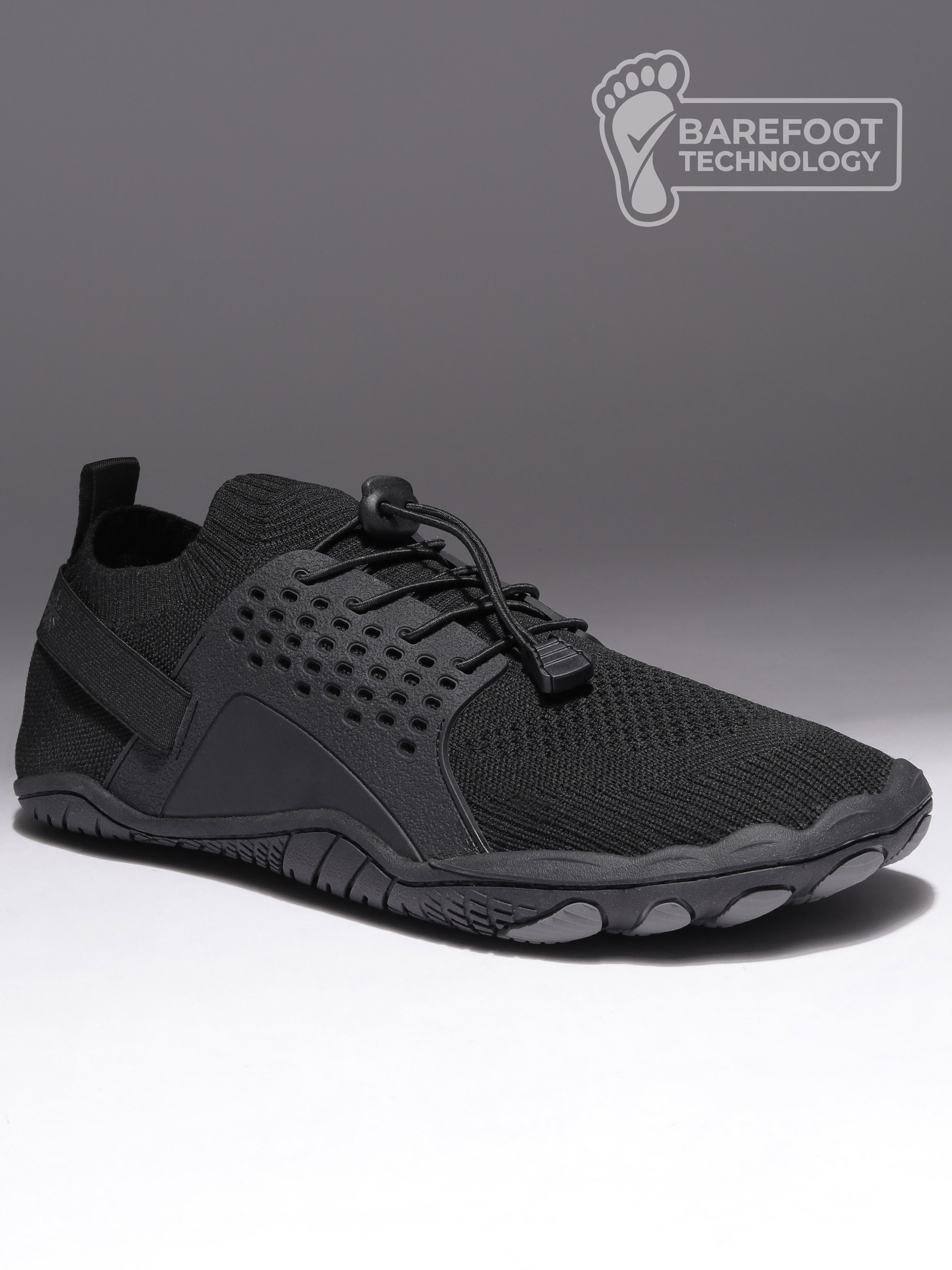 cult Men's FlexKnit Barefoot Training Shoes - Black