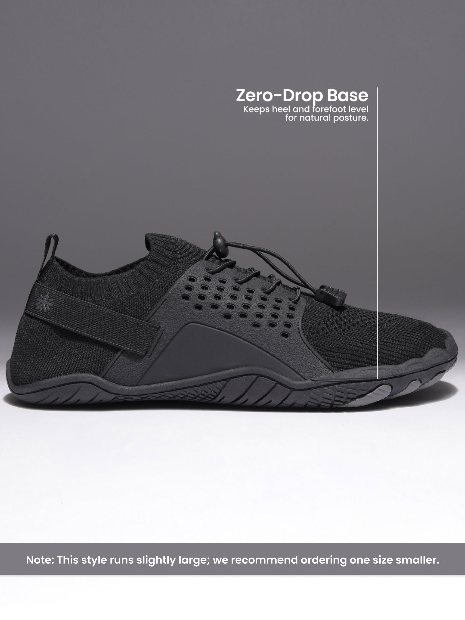 cult Men's FlexKnit Barefoot Training Shoes - Black