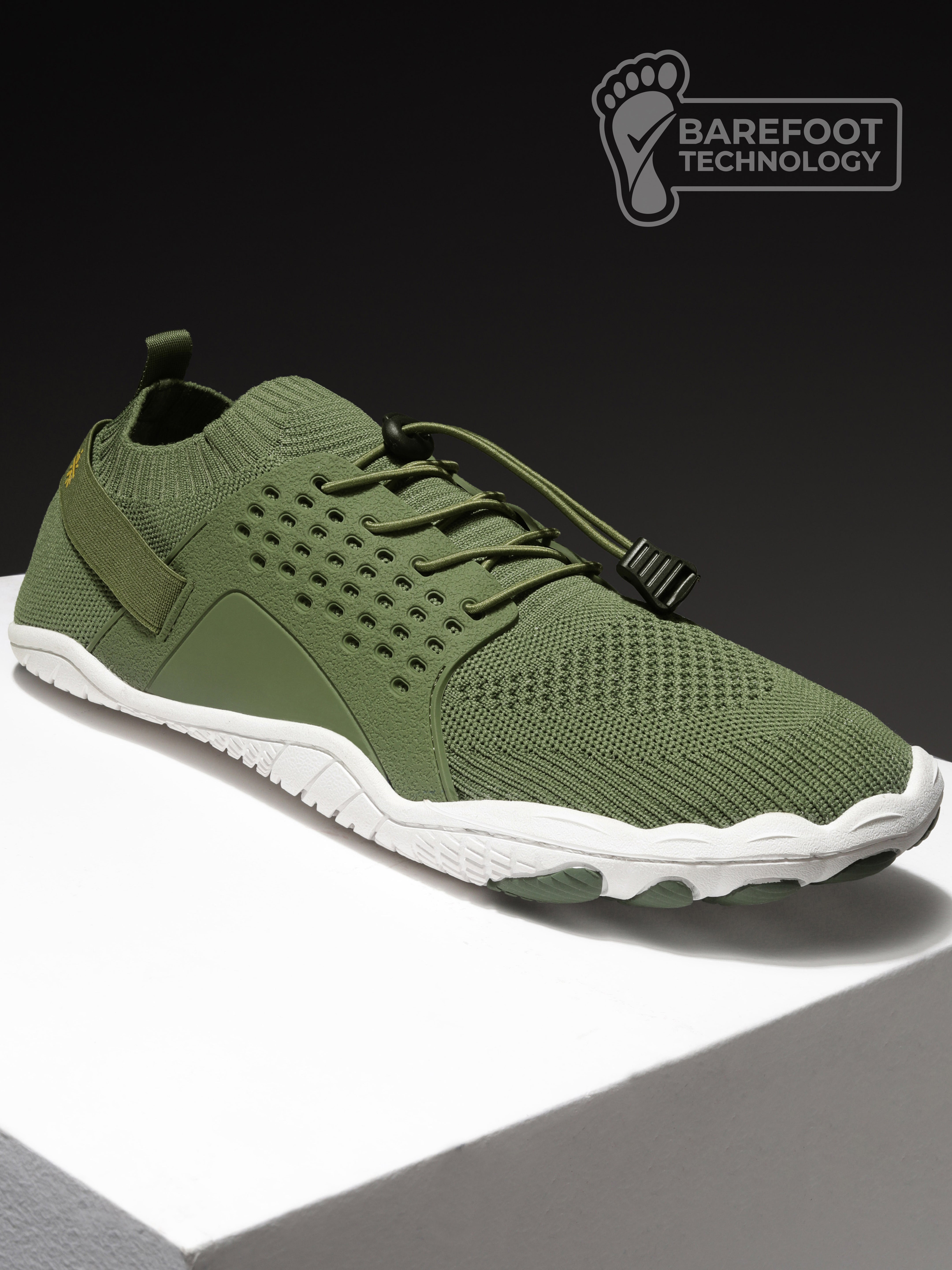cult Men's FlexKnit Barefoot Training Shoes - Olive
