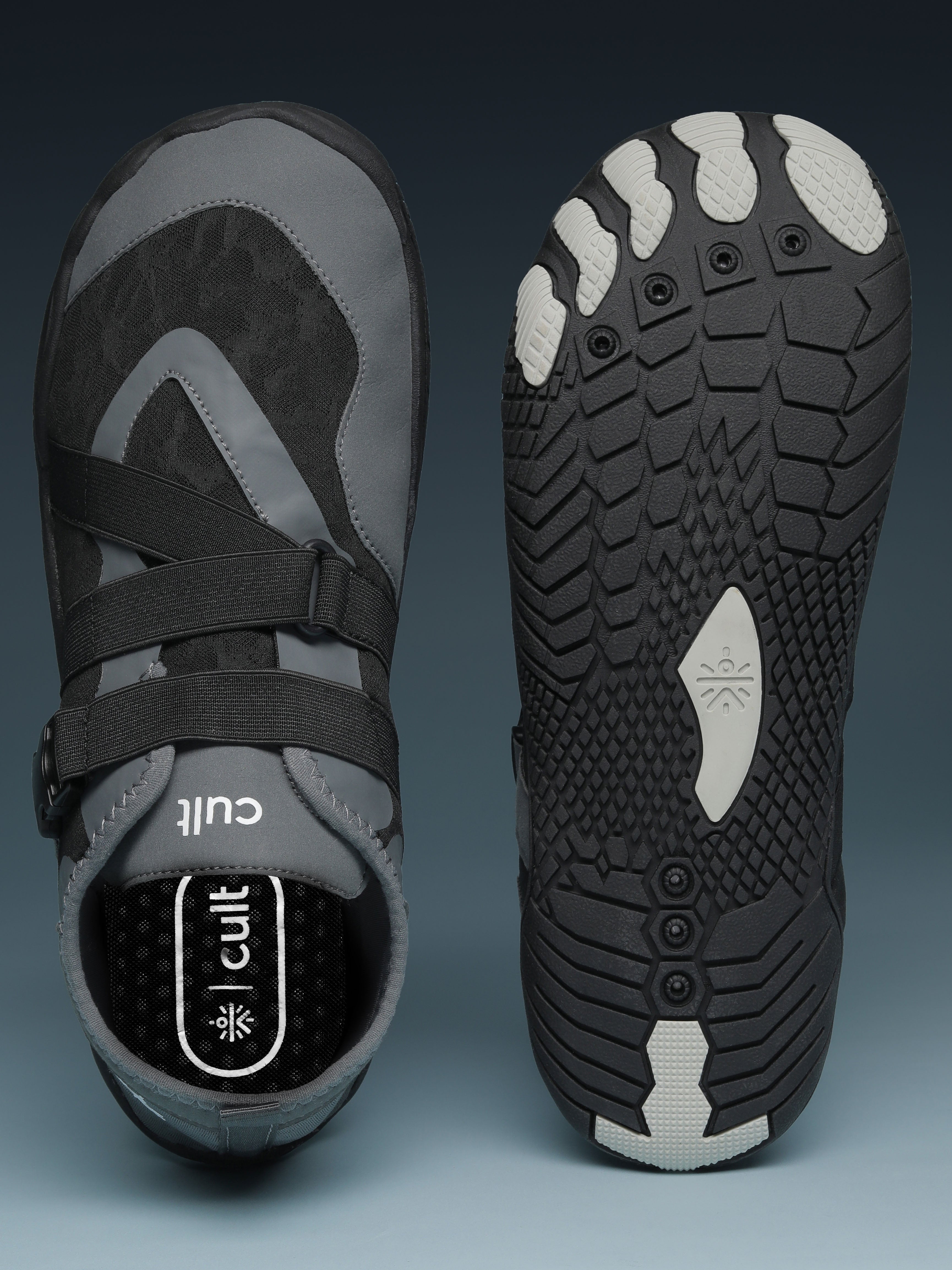 cult Men's AquaGrip Barefoot Shoes - Black
