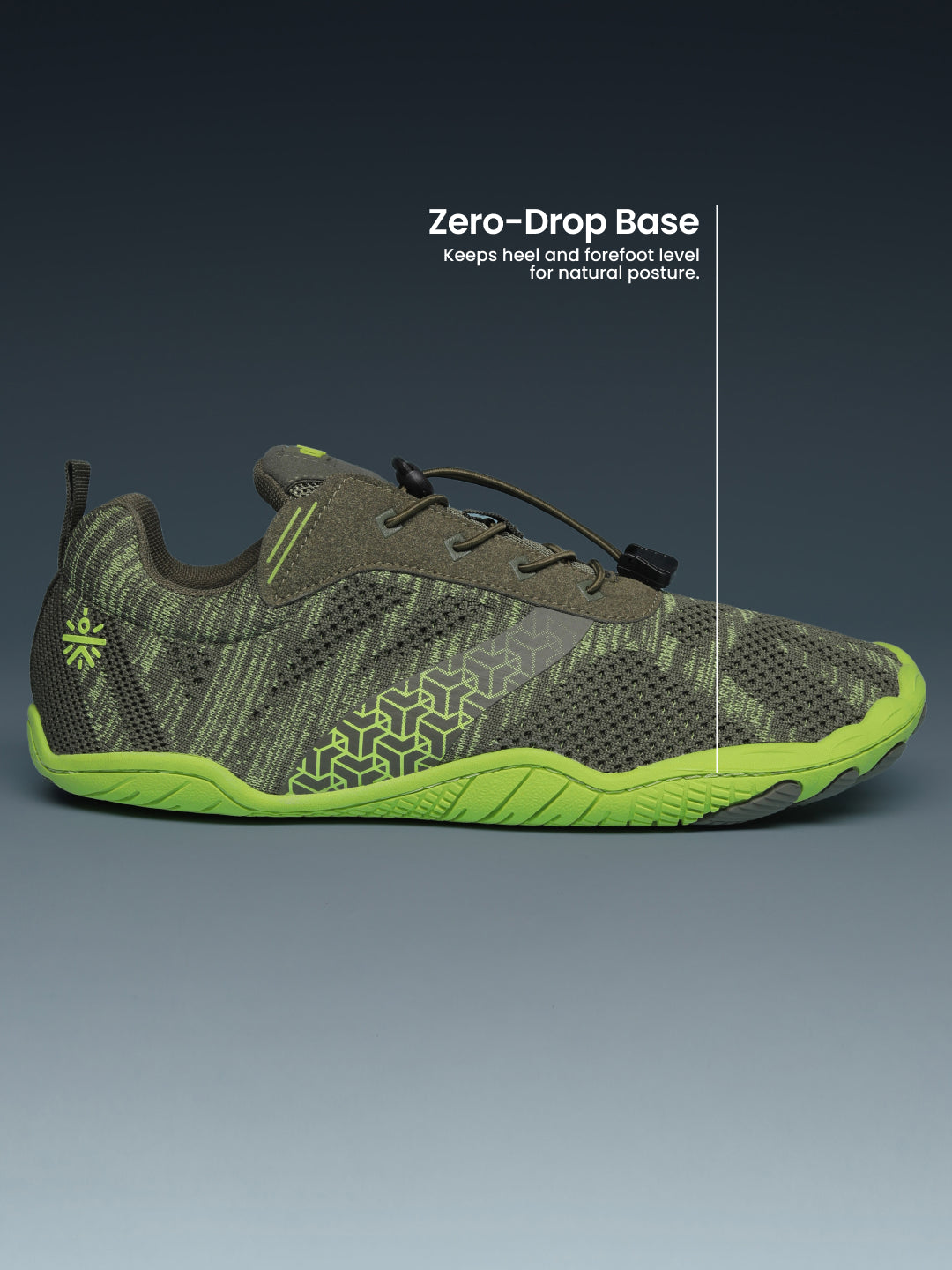 cult Men's FlexKnit Barefoot Training Shoes - Olive