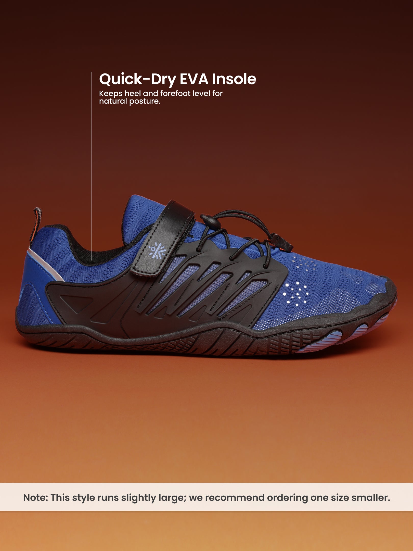 cult Men's HydroLite Barefoot Water Sport Shoes - R.Blue