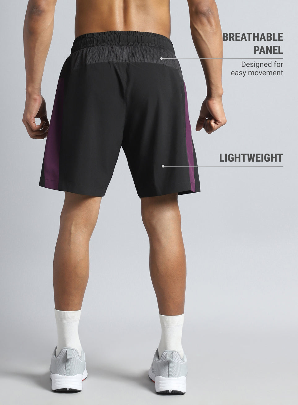 Men's Black Pacer Running Shorts