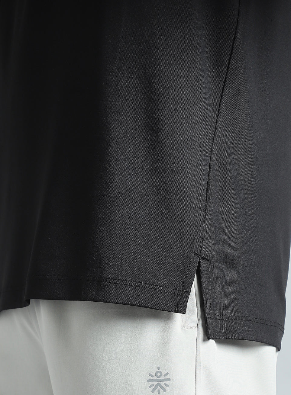 Men's Black Pace up Running T-Shirt