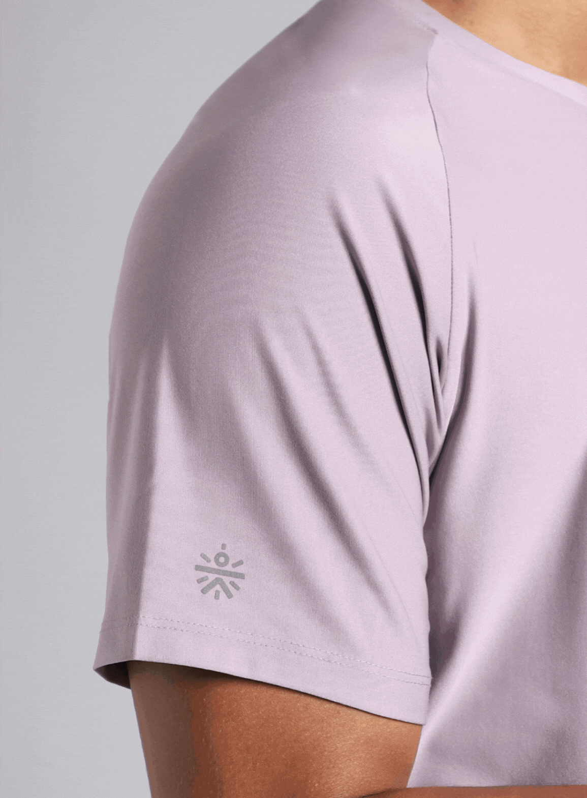 Men's Purple Pace up Running T-shirt