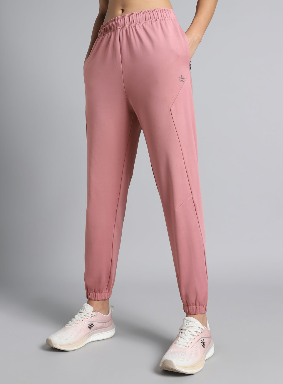 Women's Pink Pace Up Joggers