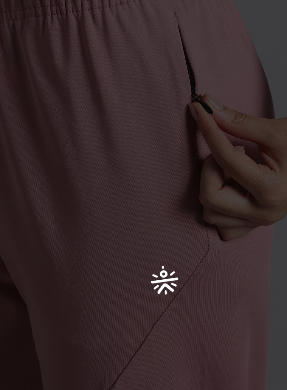 Women's Pink Pace Up Joggers