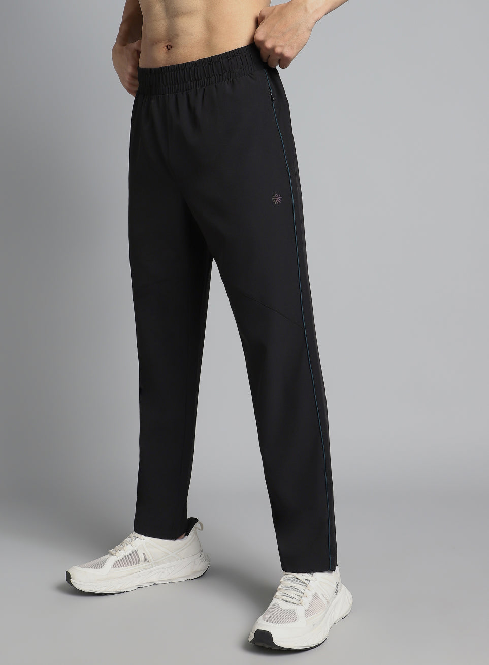 Men's Black Train All Format Trackpants