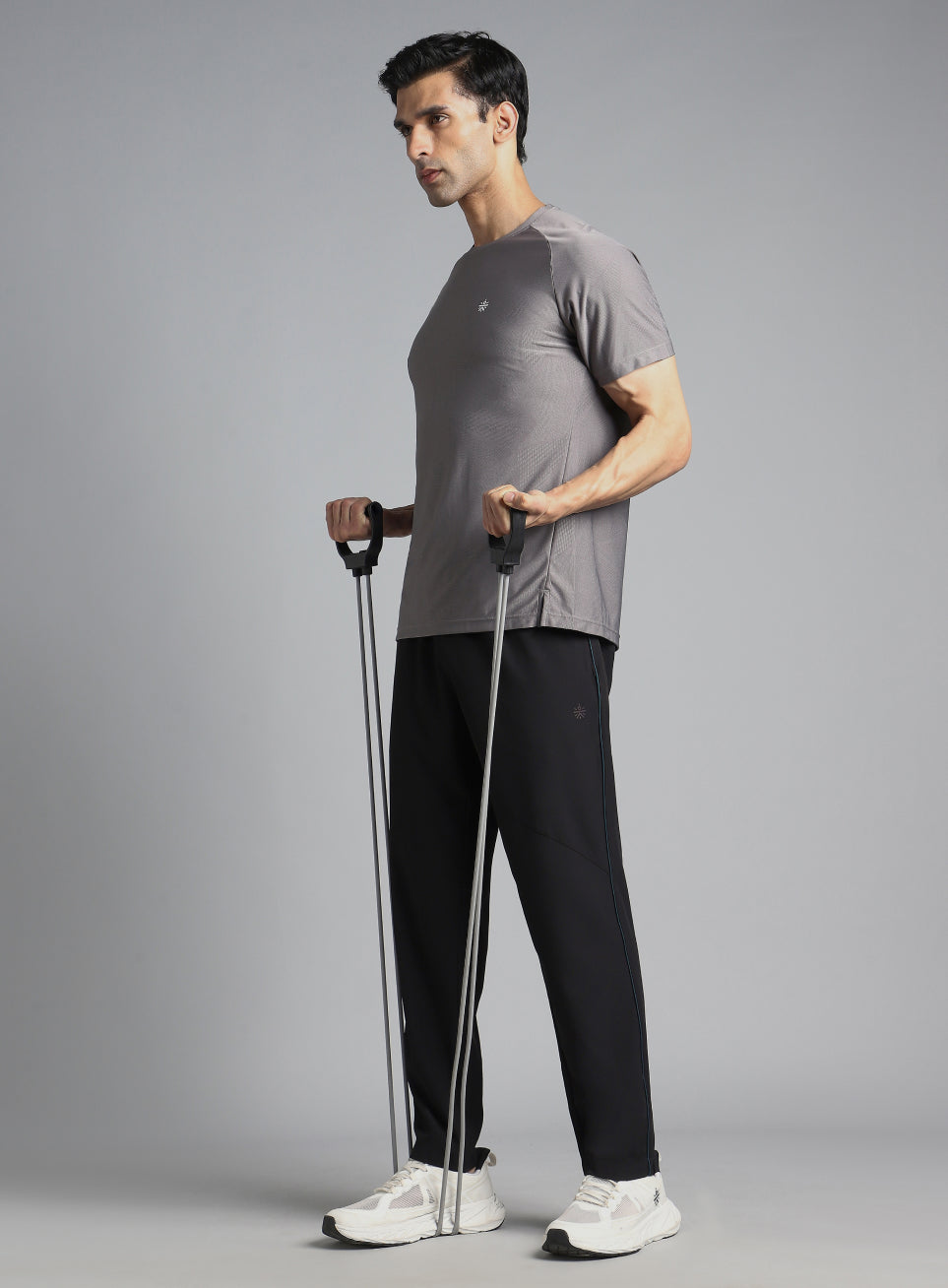 Men's Black Train All Format Trackpants