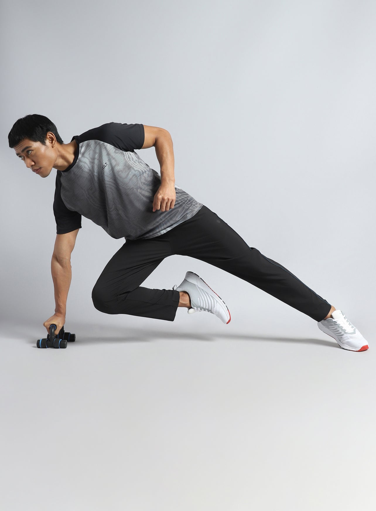 Men's Black Train All Format Trackpants