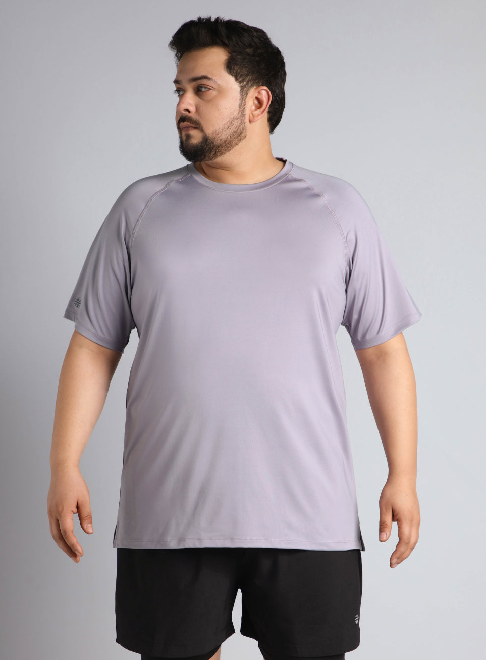 Men's Purple Ultimate Running Plus Size regular fit T-shirt