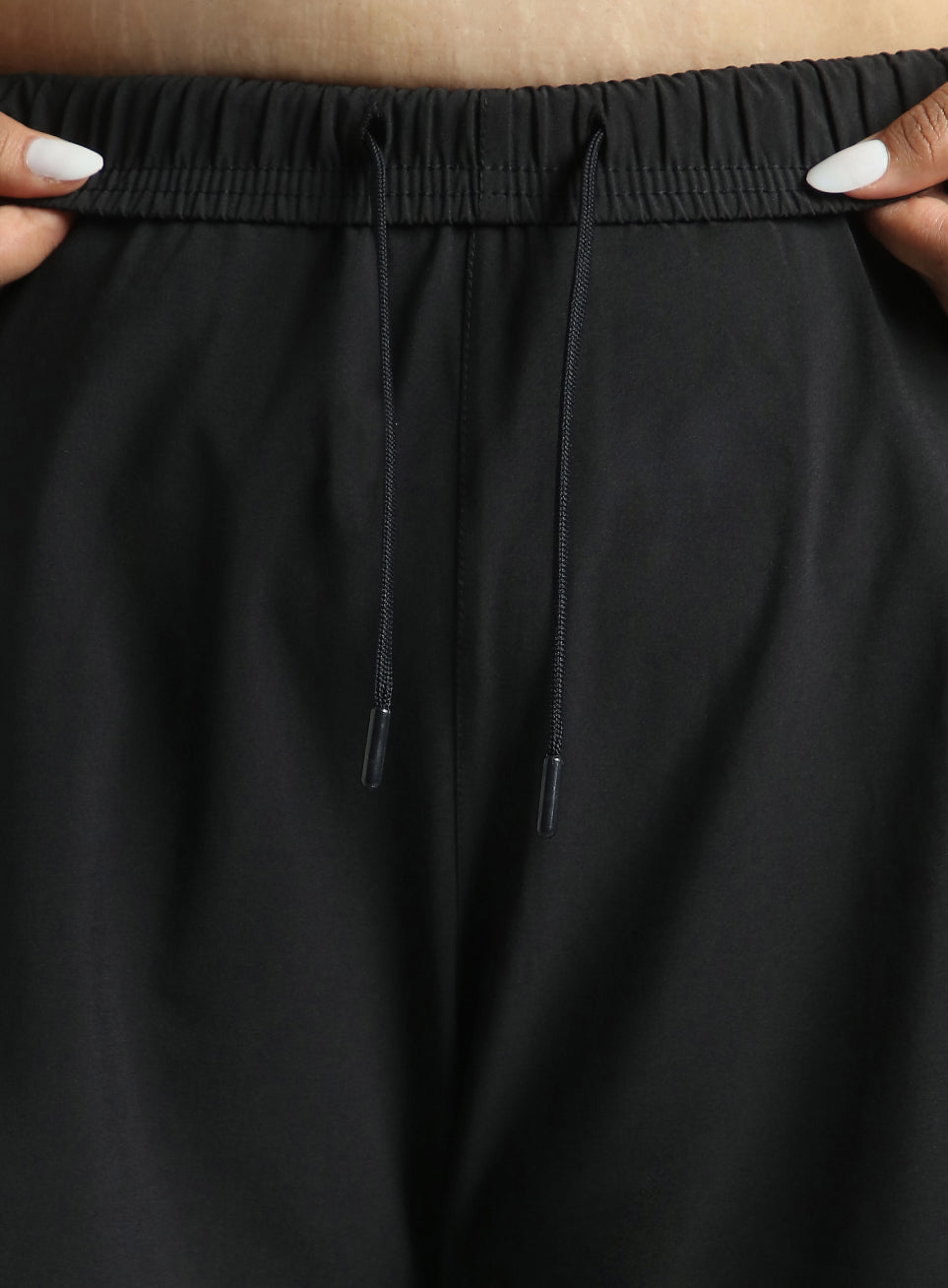 Women's Black Running Essential Plus Size Shorts