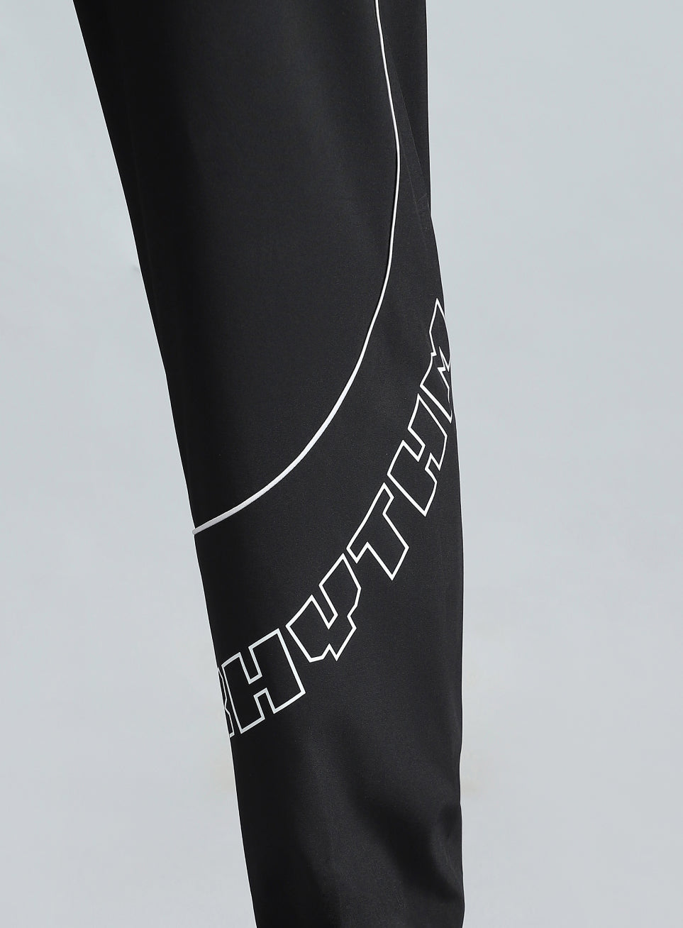 Men's Black Rhythm Print Joggers