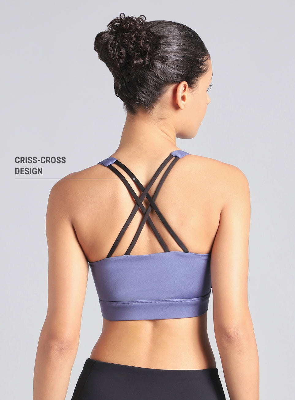 Women's Blue Hype Up High Support Training Bra