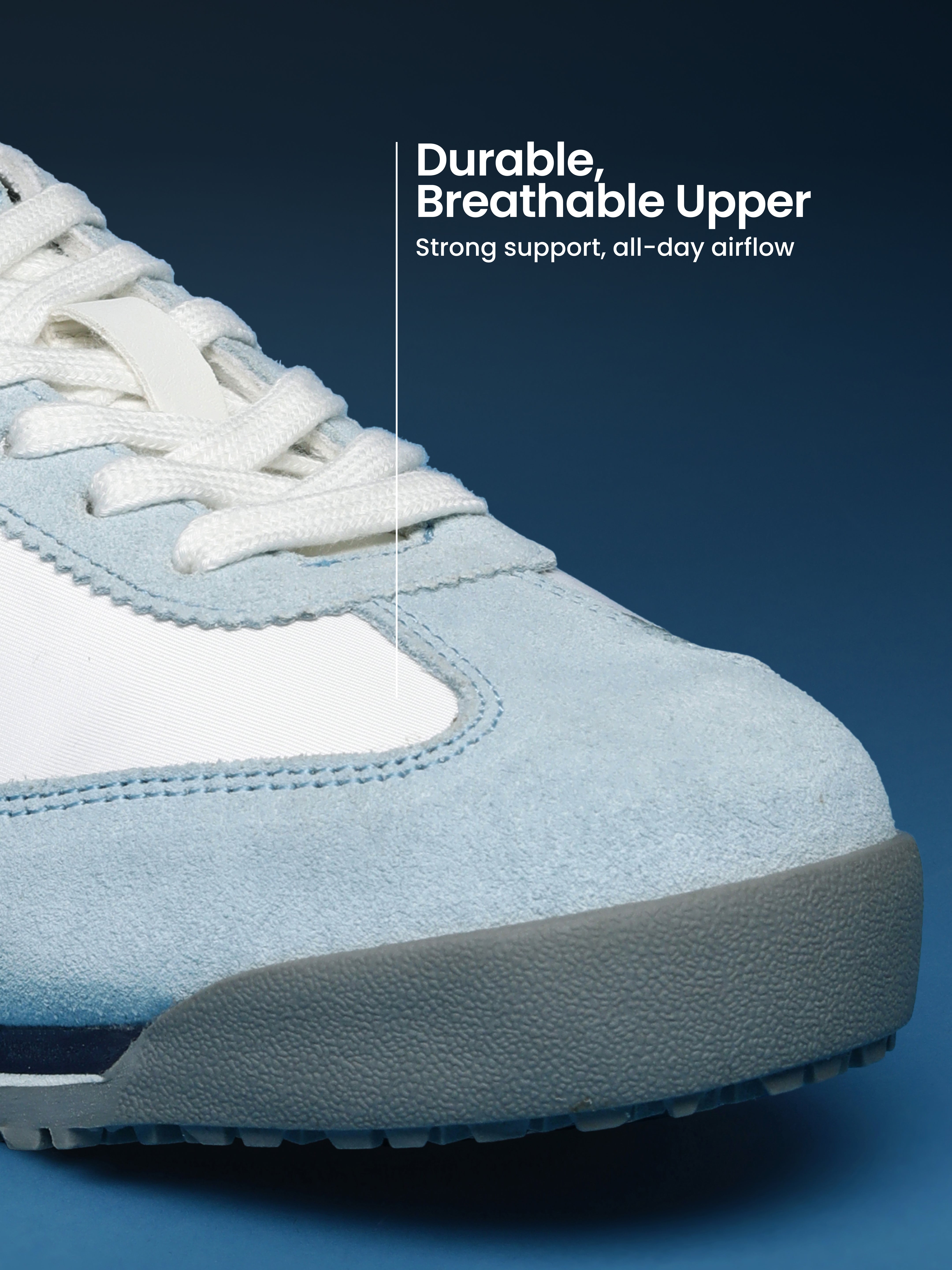 cult Men's UrbanEdge Sneakers - White/Ice Blue