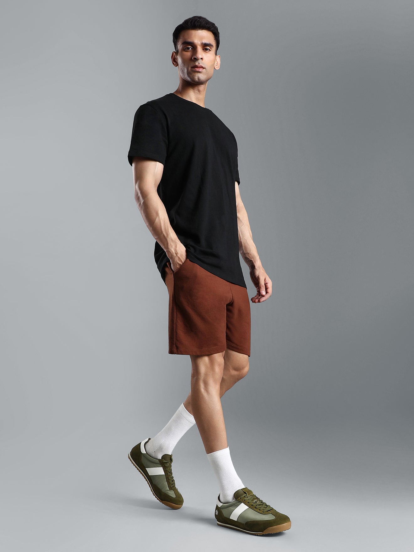 cult Men's UrbanEdge Sneakers - Sage Green/White