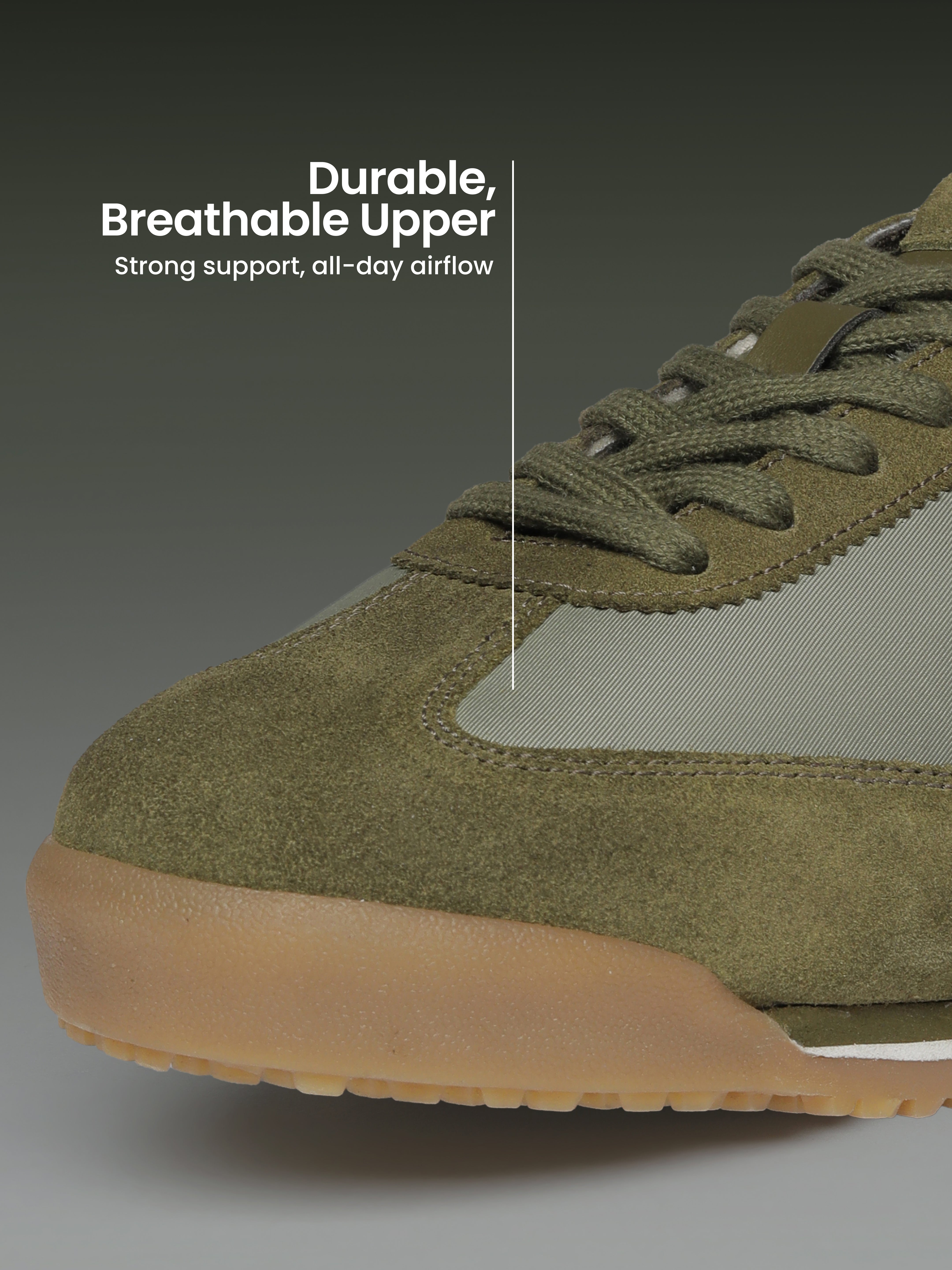 cult Men's UrbanEdge Sneakers - Sage Green/White