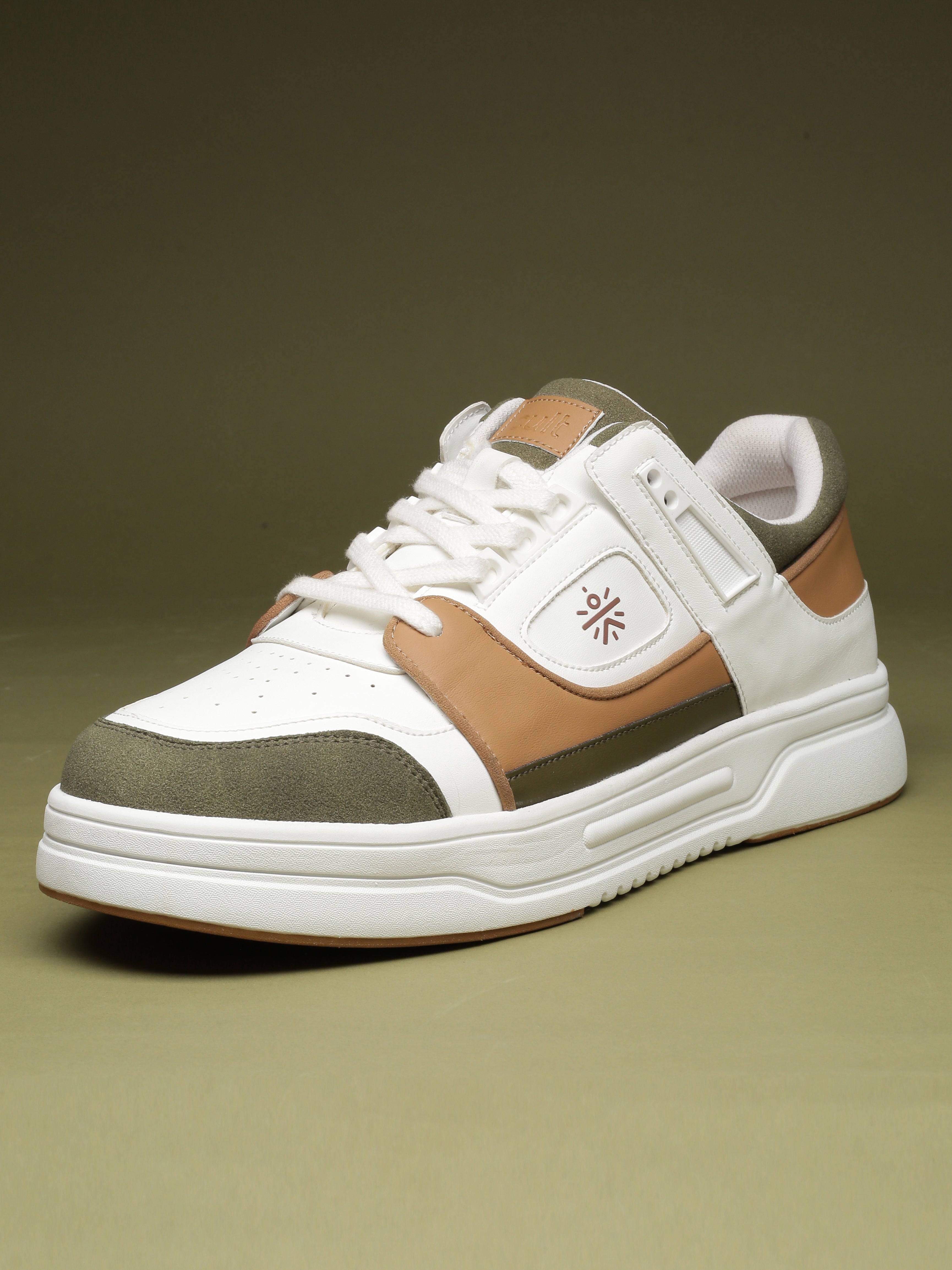 cult Men's AeroLite Sneakers - White/Tan