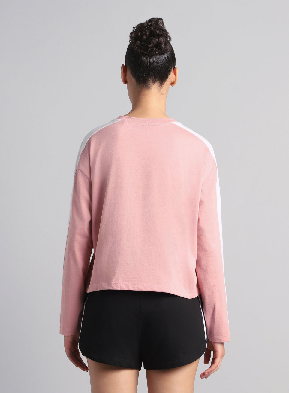 Women's Pink Cult Sporty Full Sleeve T-shirt