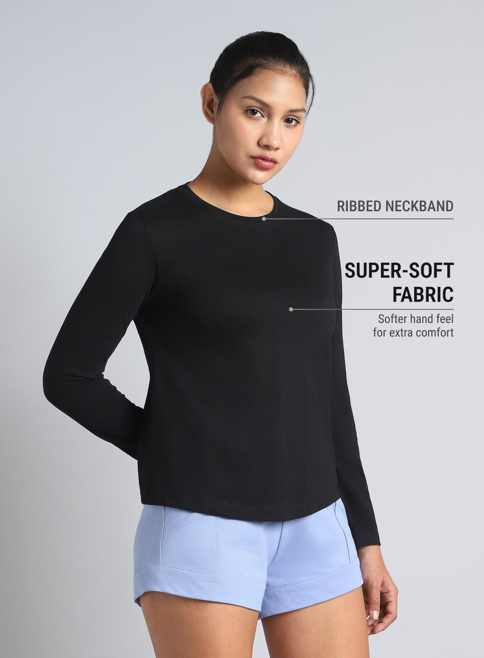 Women's Cult Essential Cotton Pack of 2 Full Sleeve T-Shirts