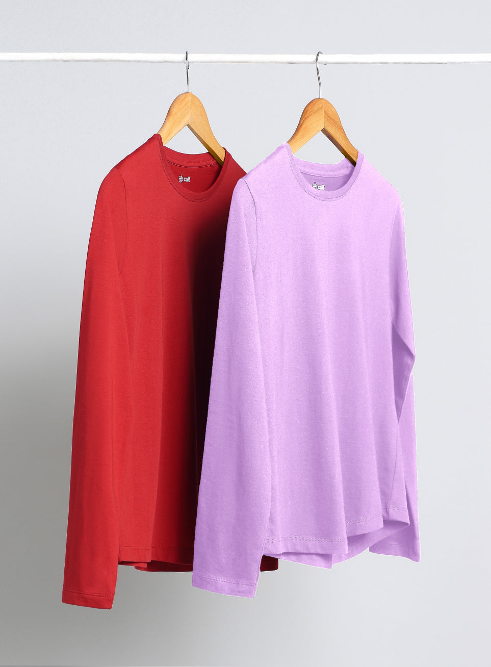 Women's Cult Essential Cotton Pack of 2 Full Sleeve T-Shirts