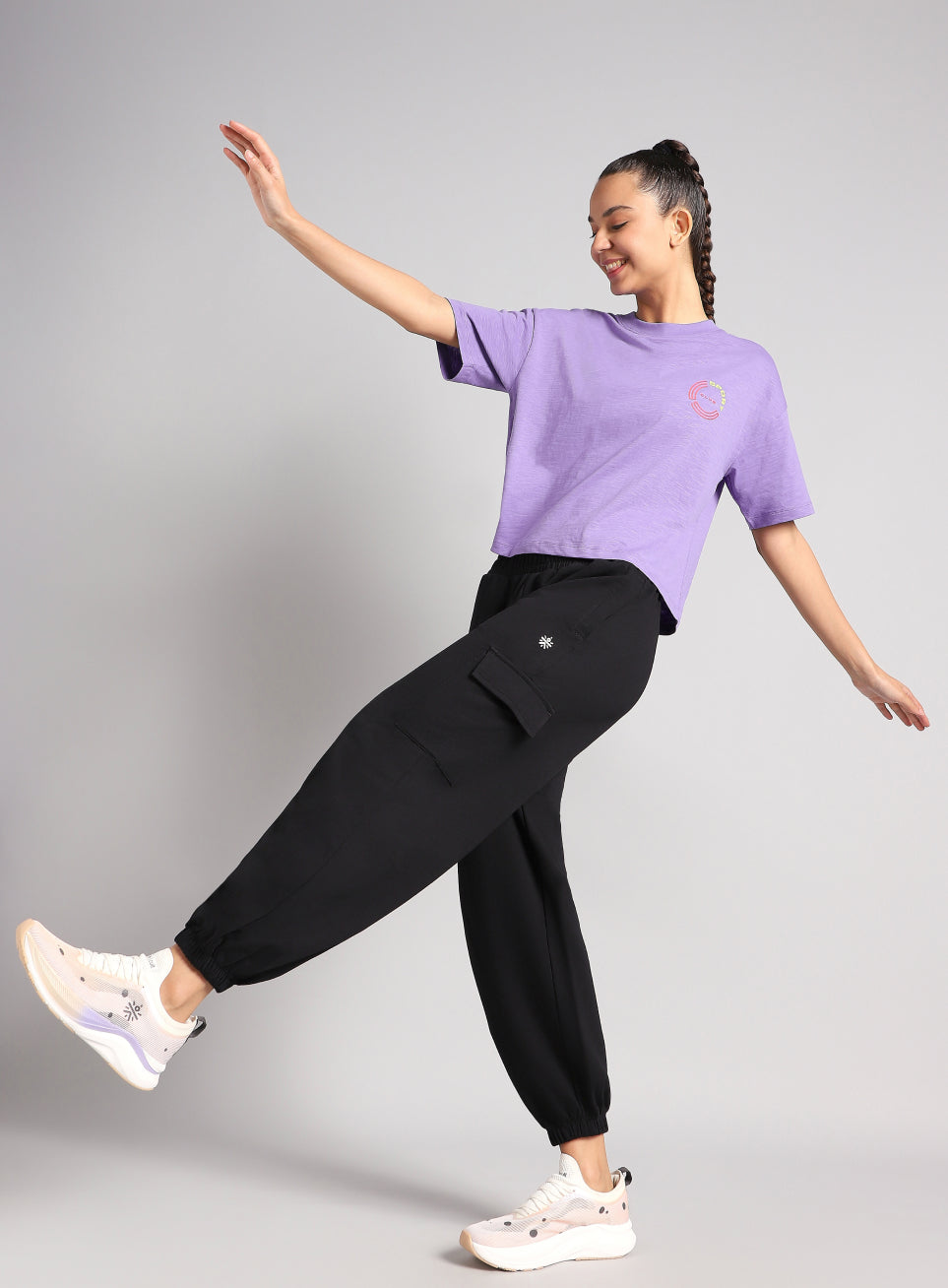 Women's Black Beyond Play Cargo Joggers