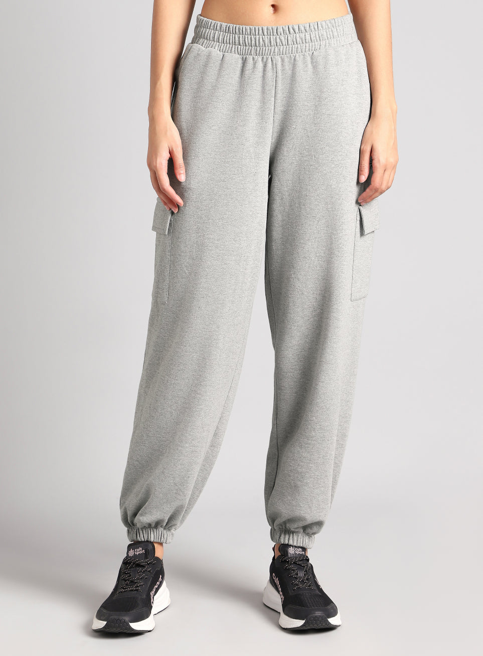 Women's Grey Beyond Play Cargo Joggers