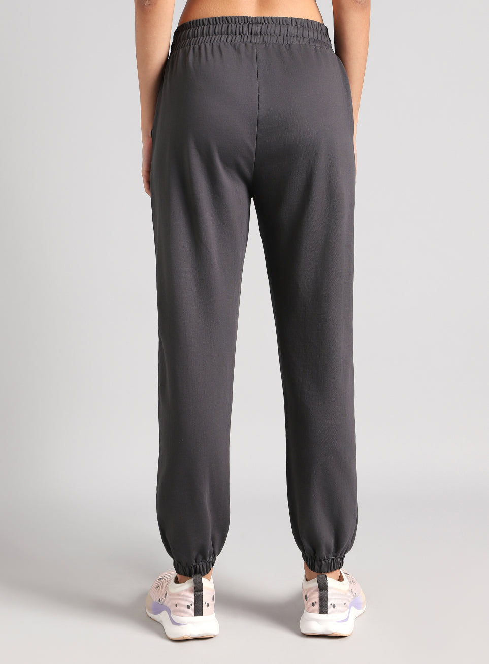 Women's Dark Grey Play On Reverse Pocket Joggers