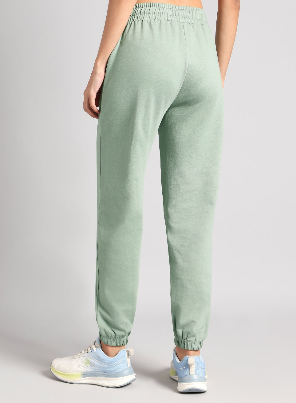 Women's Olive Play On Reverse Pocket Joggers