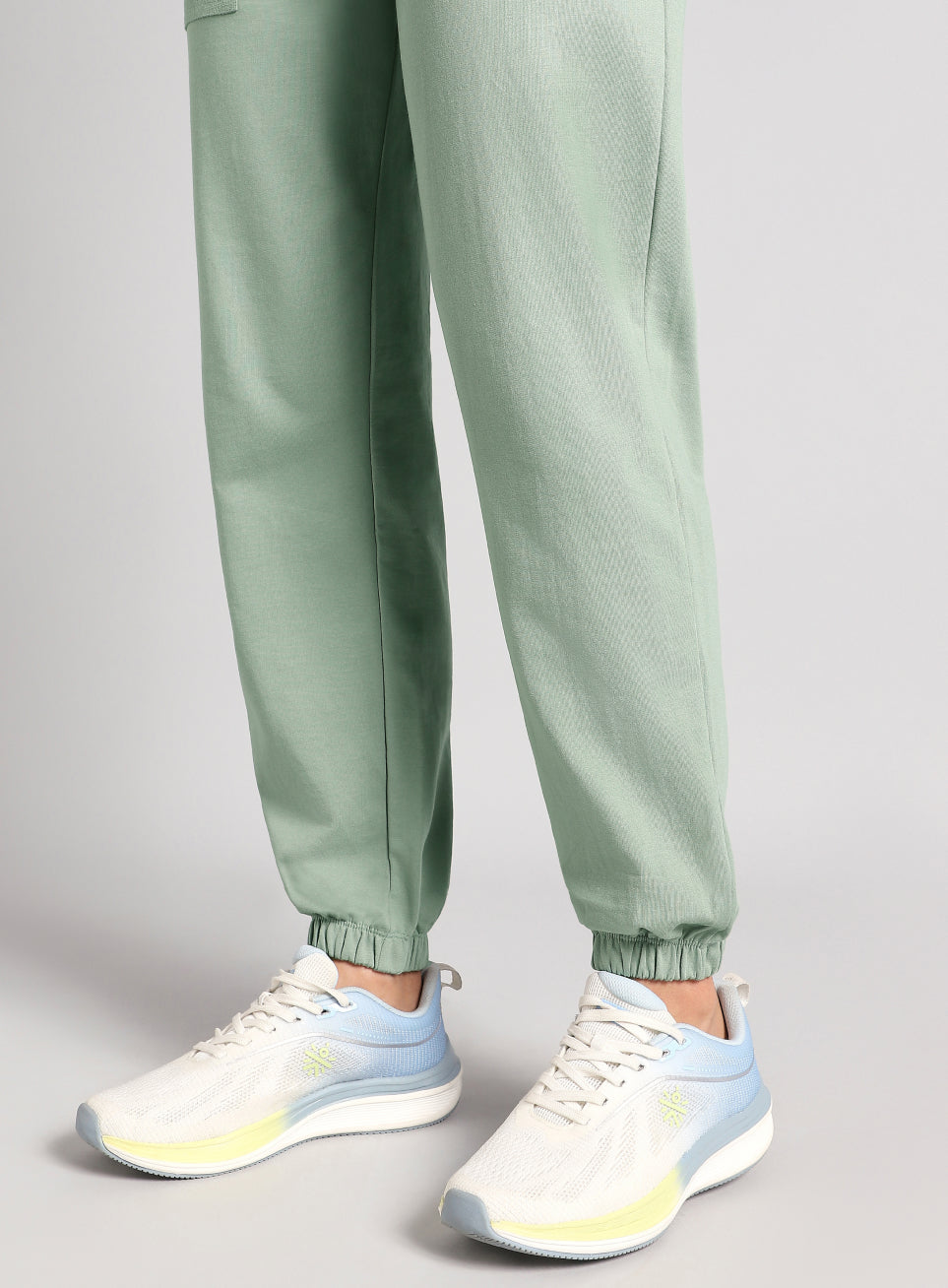 Women's Olive Play On Reverse Pocket Joggers