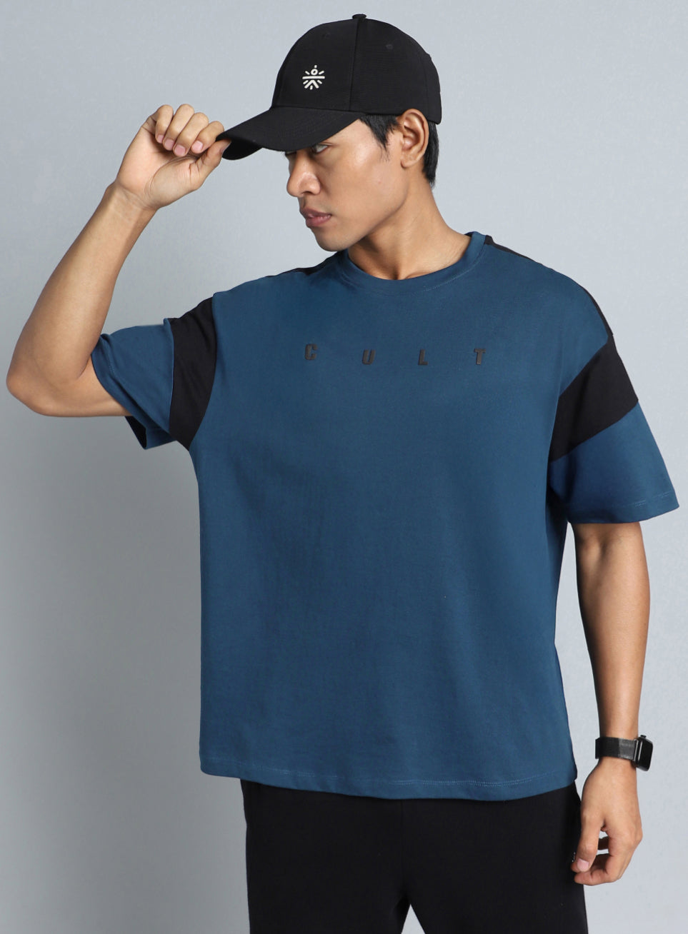 Men's Navy Cult Sporty Relaxed fit T-shirt