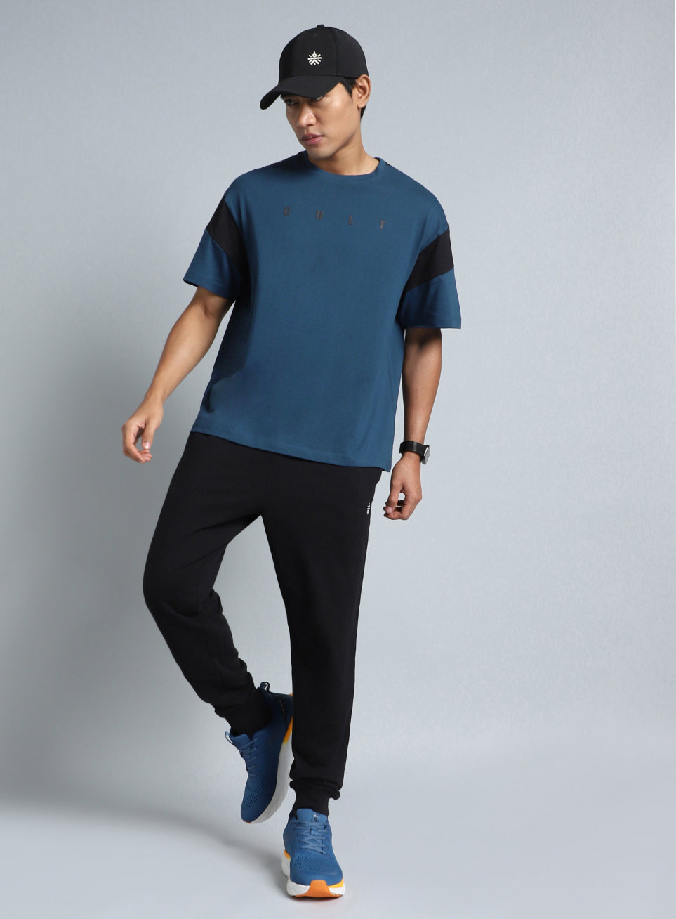 Men's Navy Cult Sporty Relaxed fit T-shirt