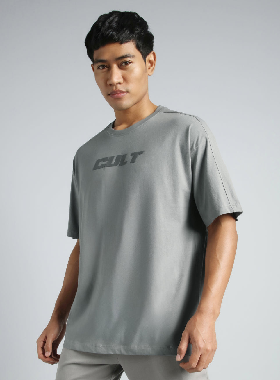 Men's Grey Cult Brand Carrier Relaxed fit T-shirt