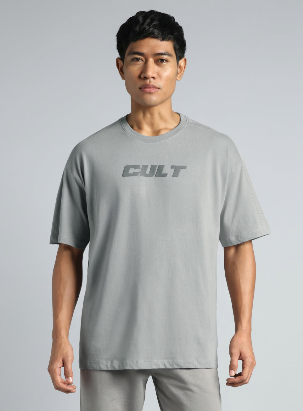 Men's Grey Cult Brand Carrier Relaxed fit T-shirt