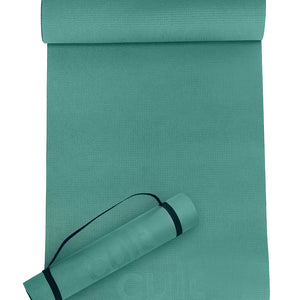 Cult Yoga Mat EVA 5mm with Carry Strap   Non-Slip, Cushioned, Sweat-Resistant, Eco-Friendly Workout Mat for Home Gym & Fitness   Sage Green
