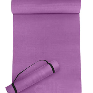Cult Yoga Mat EVA 5mm with Carry Strap   Non-Slip, Lightweight & Cushioned Exercise Mat   Sweat-Resistant, Durable & Eco-Friendly for Yoga, Pilates, Stretching, Meditation & Home Gym   Purple