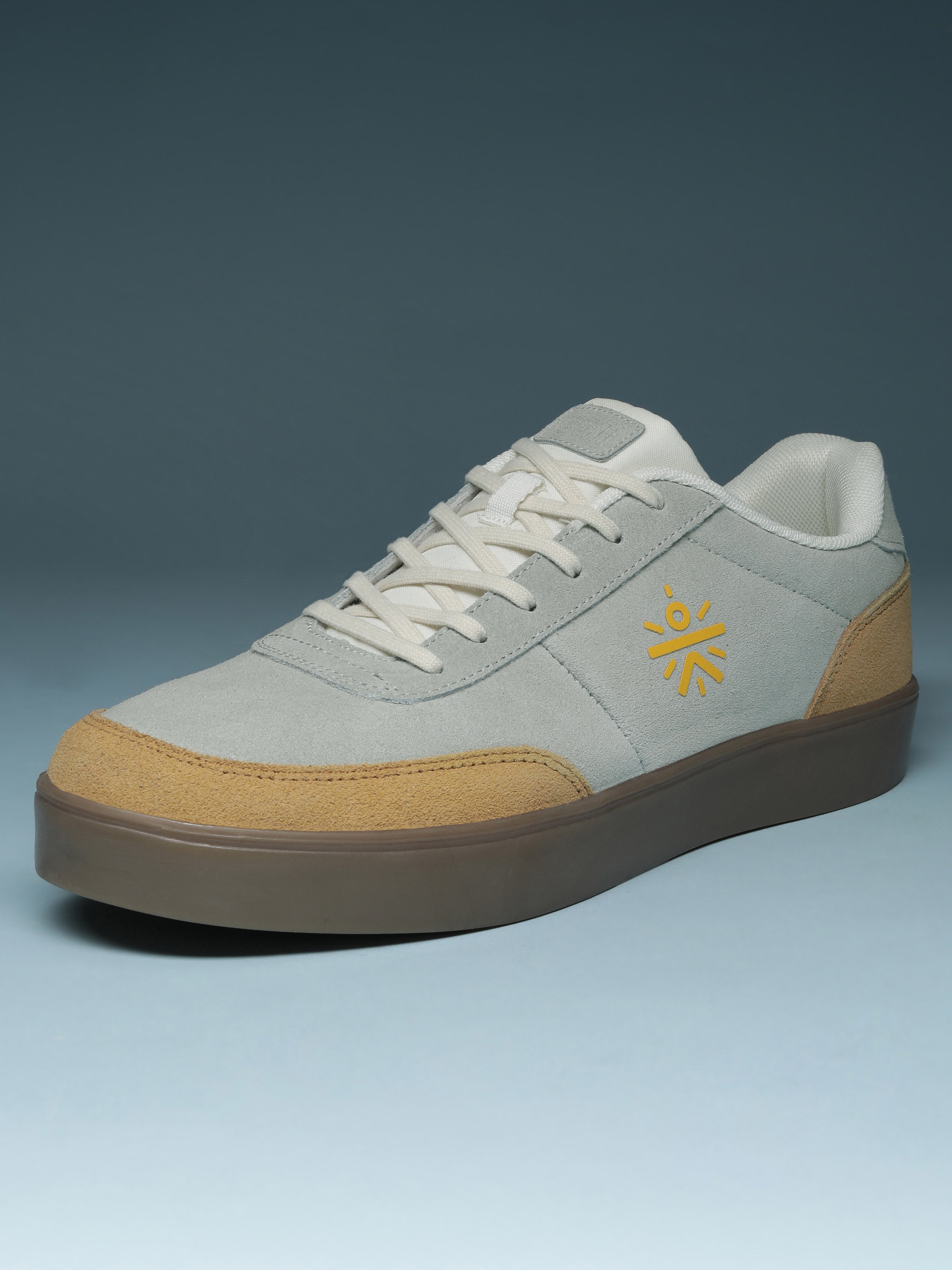cult Men's Tauros Sneakers - Grey/Mustard