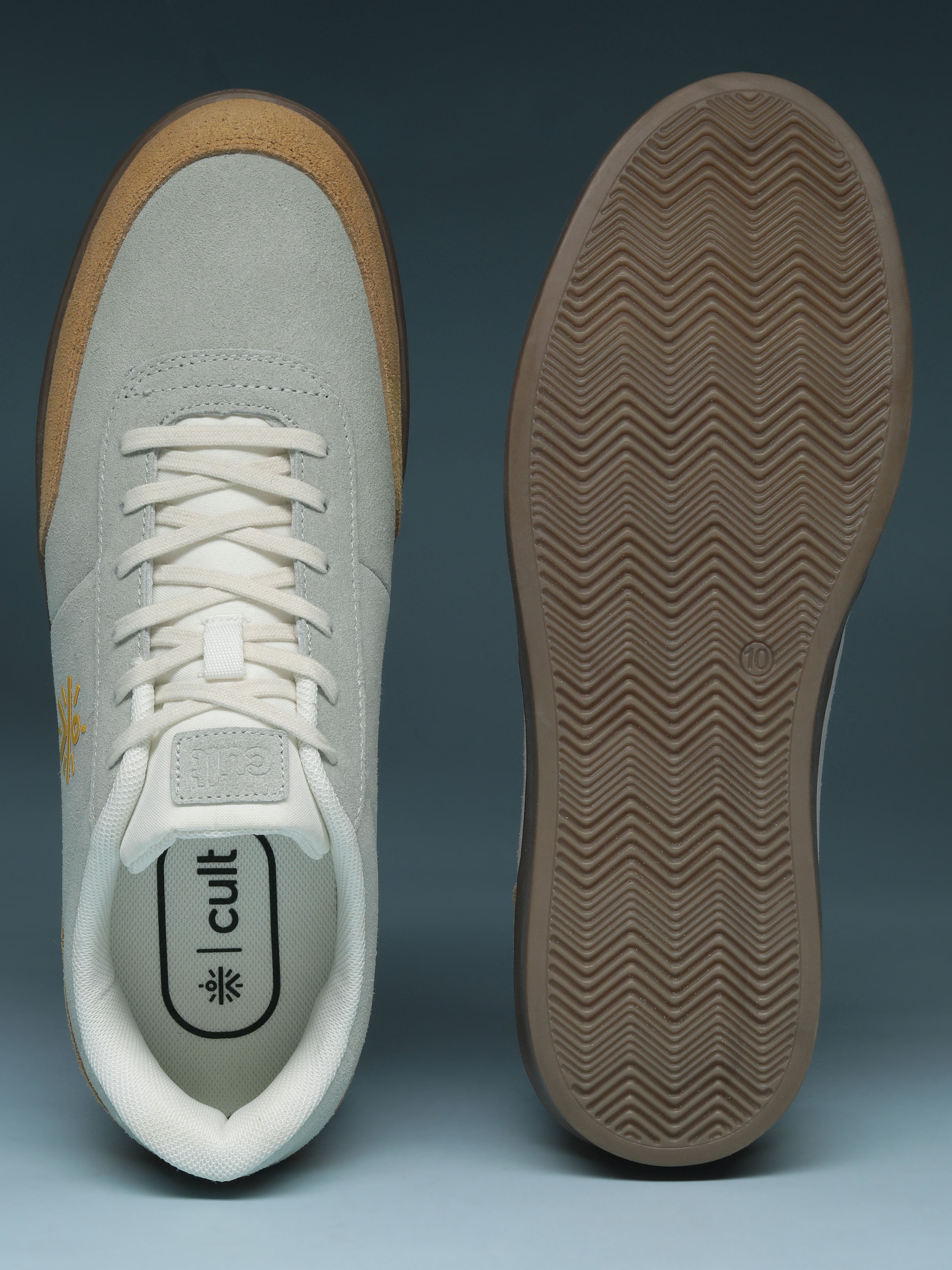 cult Men's Tauros Sneakers - Grey/Mustard
