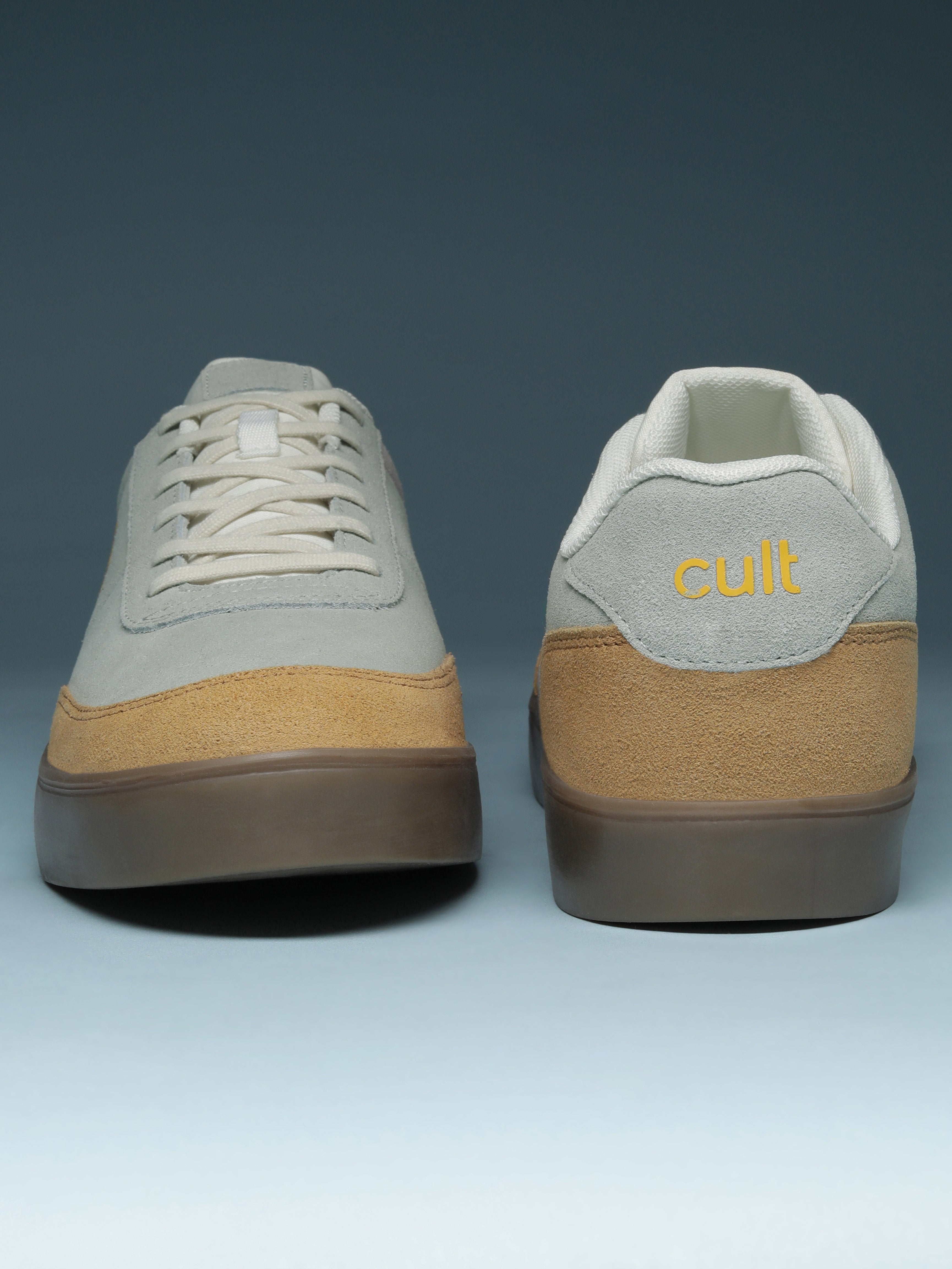 cult Men's Tauros Sneakers - Grey/Mustard