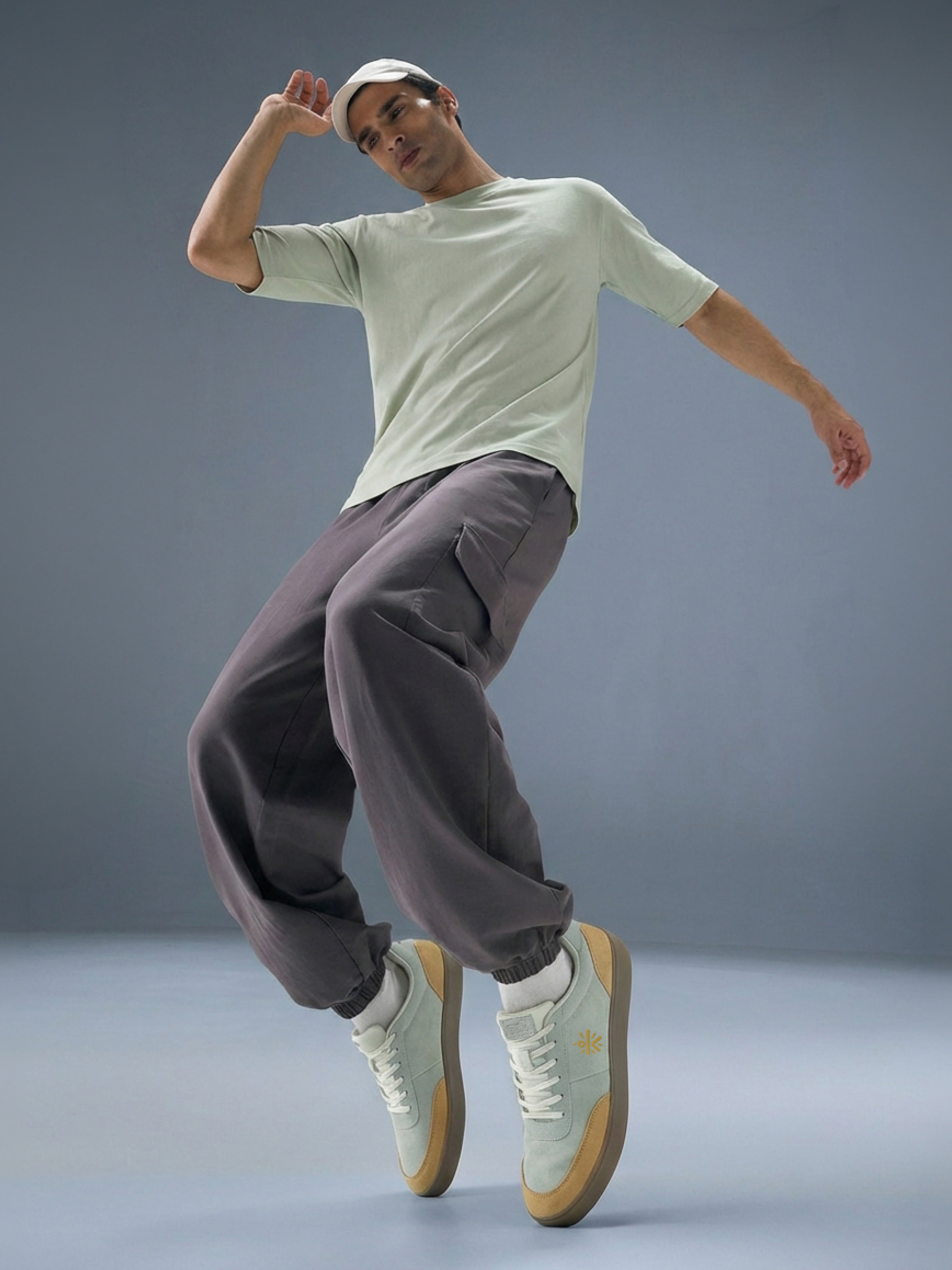 cult Men's Tauros Sneakers - Grey/Mustard