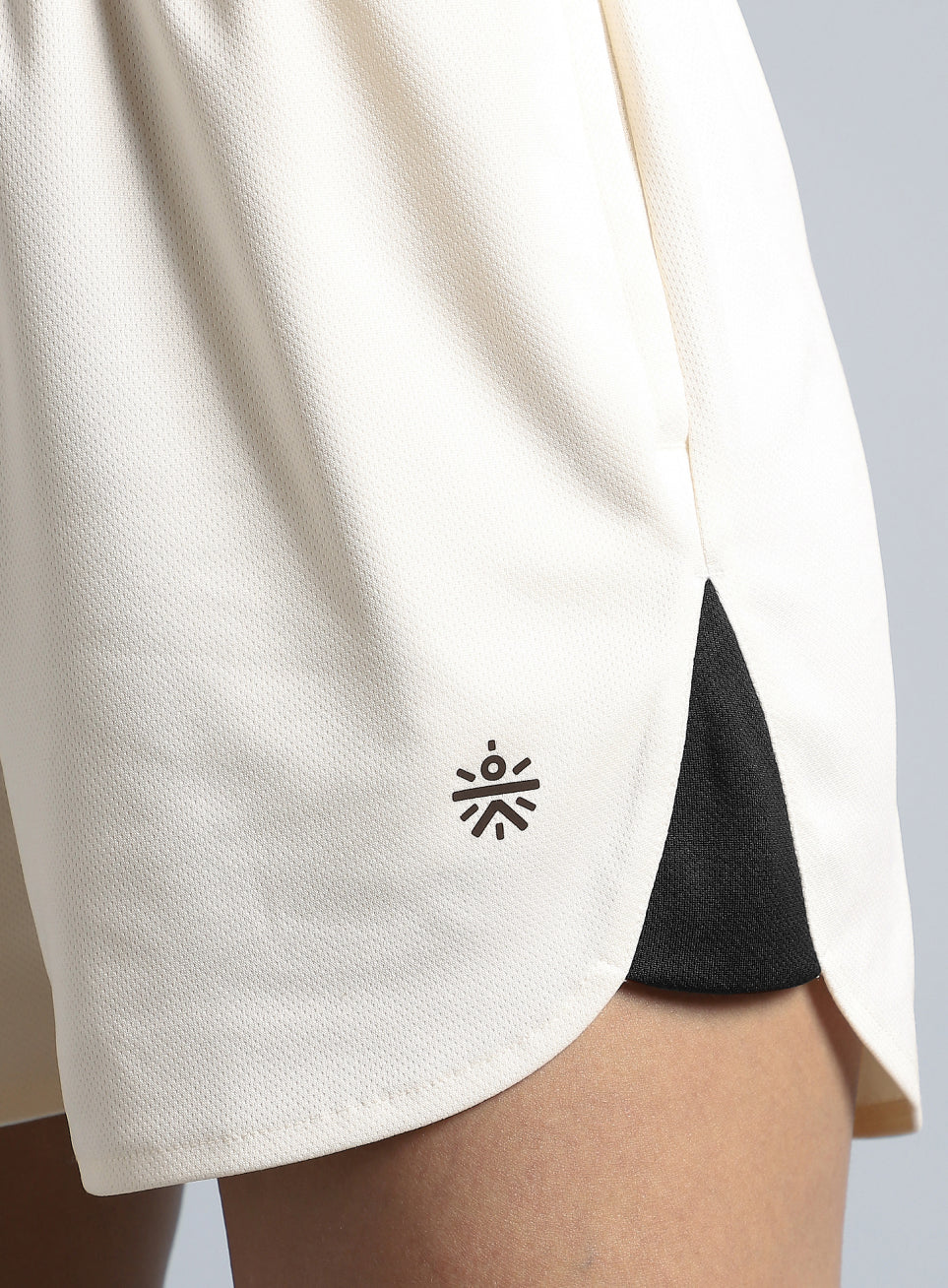 Women's White Train Day Performance Shorts