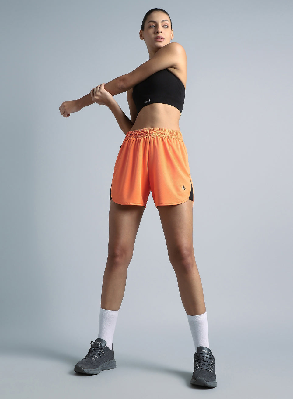 Women's Orange Train Day Performance Shorts