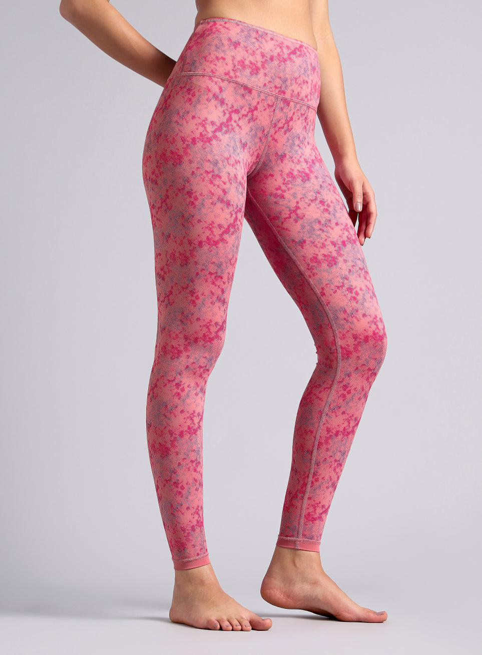 Women's Pink Yoga Reversible COMFlex Tights