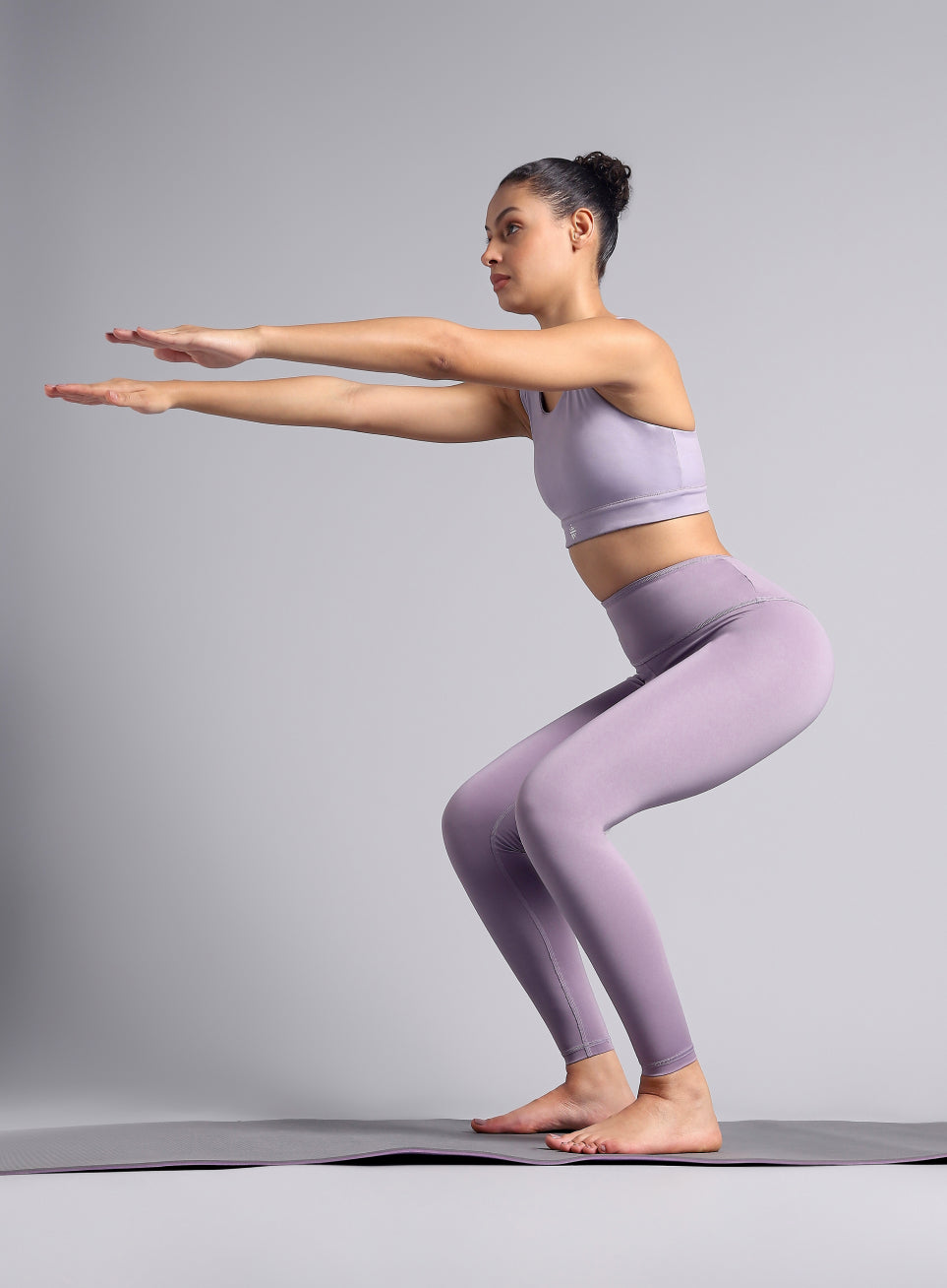 Women's Purple Yoga Reversible COMFlex Tights