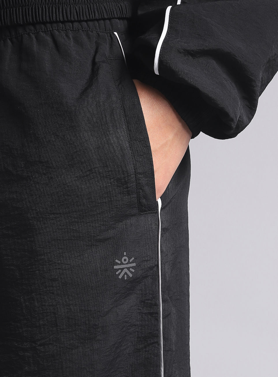 Women's Black Sporty Outrun Track Suit